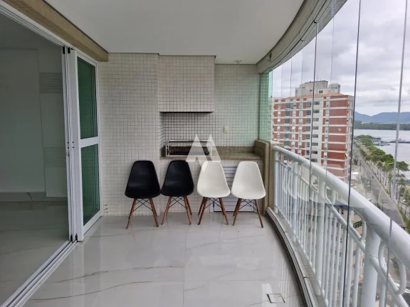 Imagem Apartamento com 3 Quartos e 5 banheiros à Venda, 199 m² - Ponta da Praia em Santos