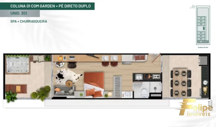 Imagem APARTAMENTO STUDIO NA PRAIA DE ITAPARICA / VILA VELHA - ES
