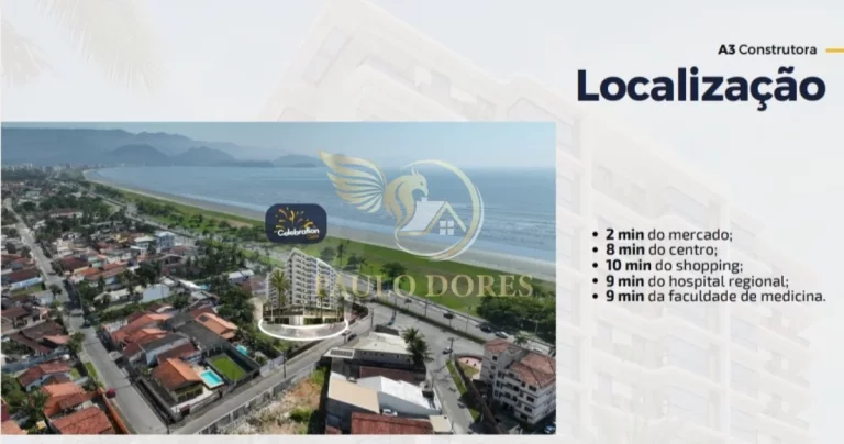 Imagem APARTAMENTO À VENDA COM 2 DORMITÓRIOS FRENTE MAR EM CARAGUATATUBA-SP