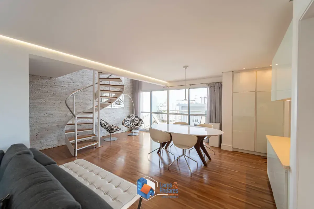 Imagem Duplex para venda em Vila Nova Conceição com 1 quarto, sendo 1 suíte, 104m²