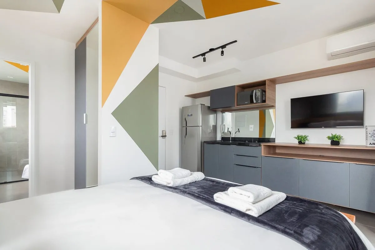 Imagem Apartamento com 1 Quarto para alugar, 28m² - Jardins