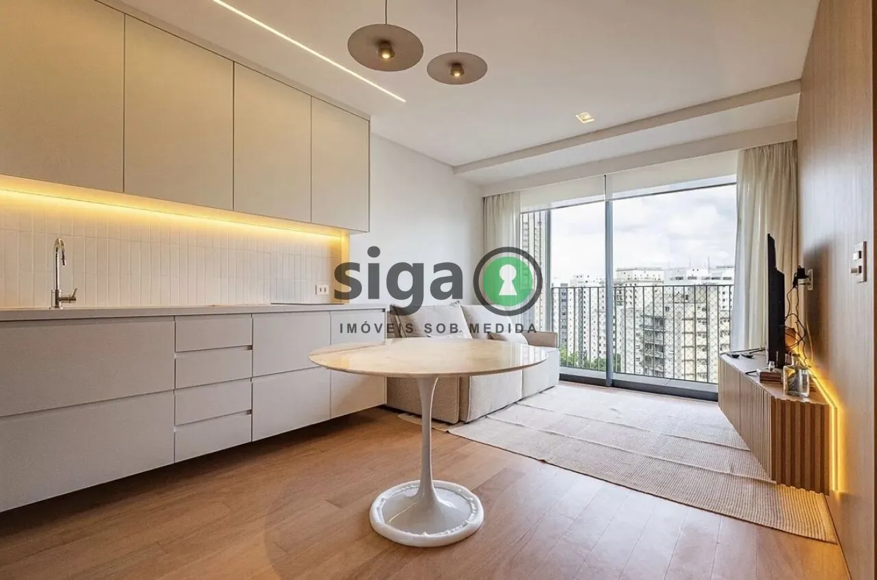 Imagem Lindo Apartamento com 1 dormitório, 1 vaga, à Venda na Vila Madalena