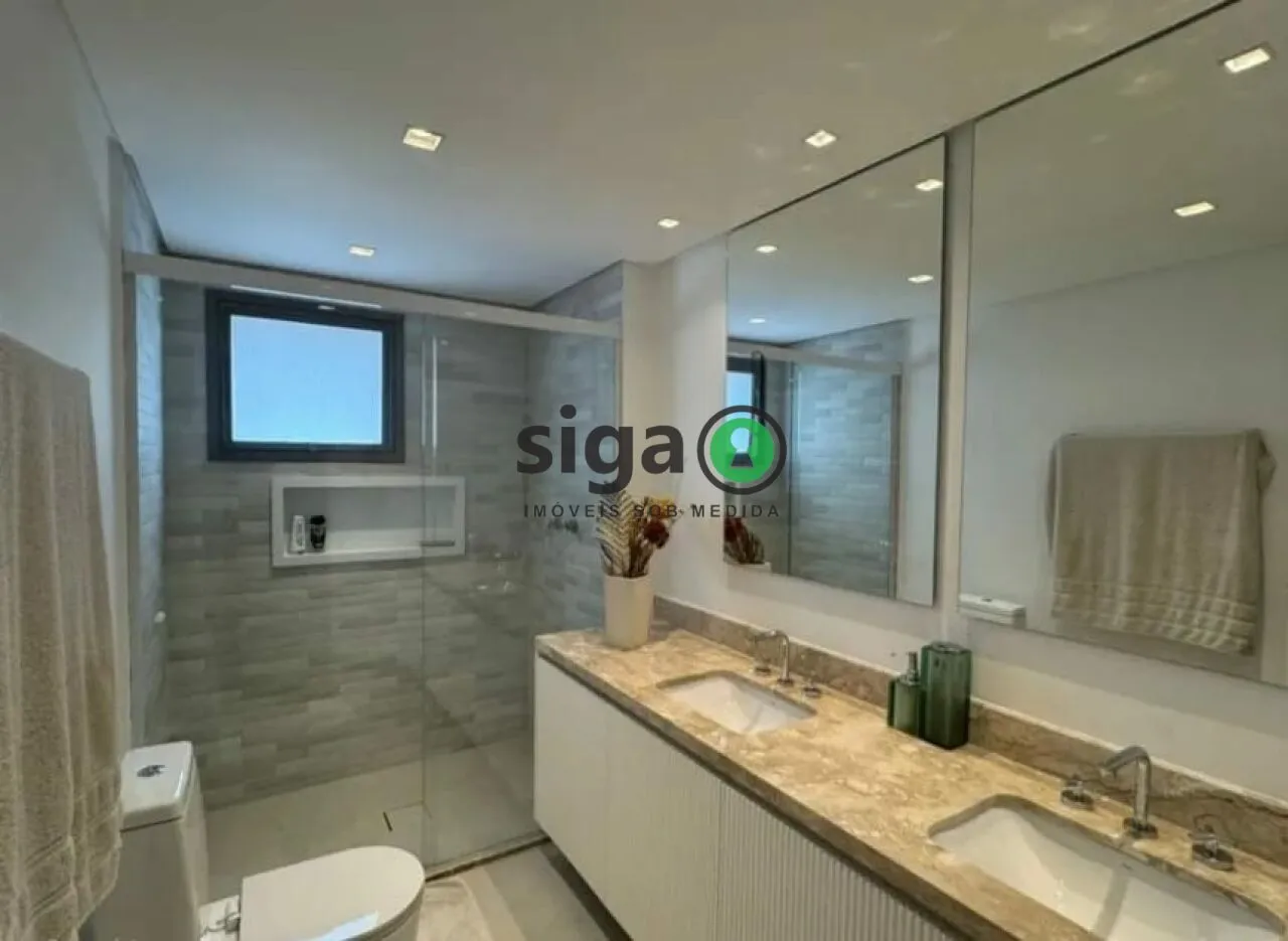 Imagem Apartamento à venda no Brooklin - 157 m² | 3 suítes | Varanda gourmet | Alto padrão