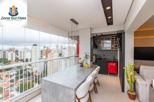 Imagem Cobertura à Venda No Campo Belo Com 2 Suítes, Varanda Gourmet e 2 Vagas