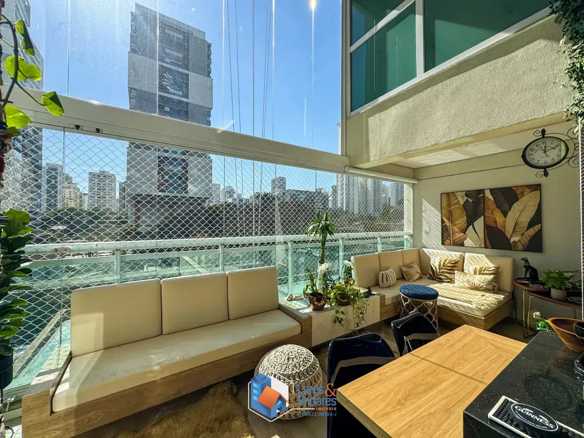 Imagem Apartamento para venda em Brooklin Paulista com 3 quartos, sendo 3 suítes, 197m²