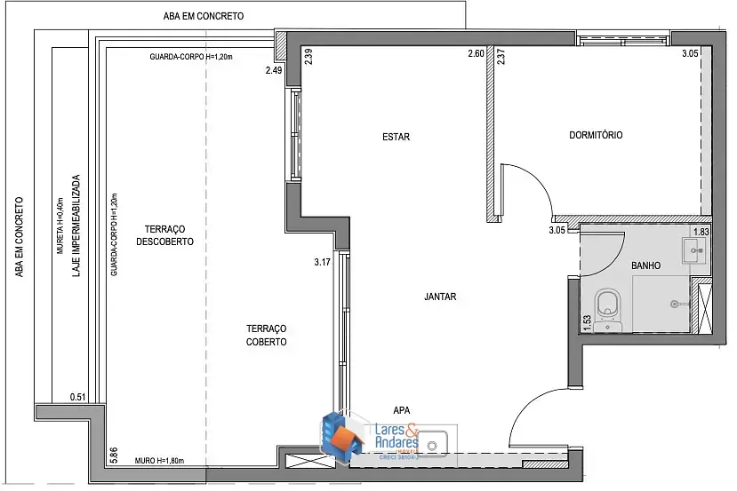 Imagem Apartamento garden para venda em Pinheiros com 1 quarto, 55m²