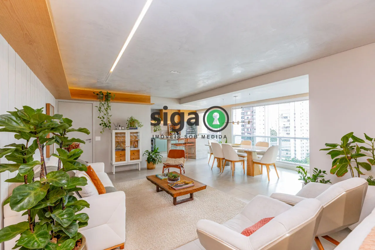 Foto do imóvel Apartamento alto padrão no Campo Belo, 161m², 3 suítes, condomínio clube
