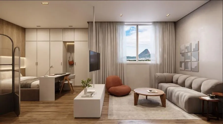 Imagem Passeio 56 Studios 28-55m² no Centro Rio | Prédio da Mesbla INTI
