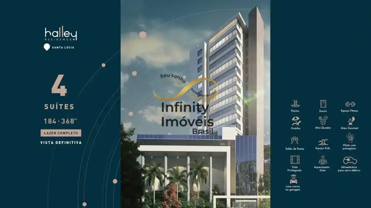 Imagem Halley - Apartamento à venda no bairro Santa Lúcia - Belo Horizonte/MG
