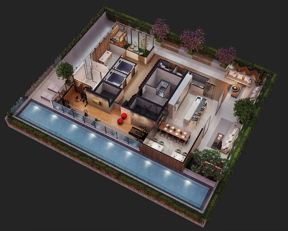 Imagem Apartamento 2 quartos em Lourdes - Lazer completo