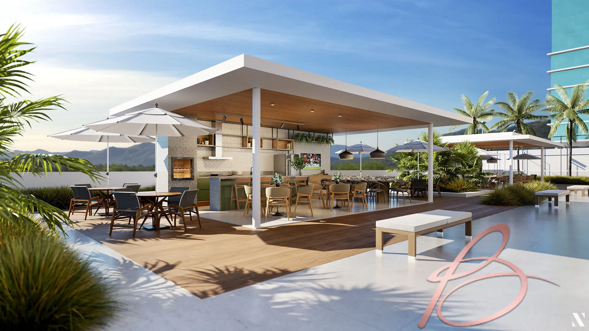 Imagem Apartamento Alto Padrão com 2 suítes na Praia brava e lazer completo