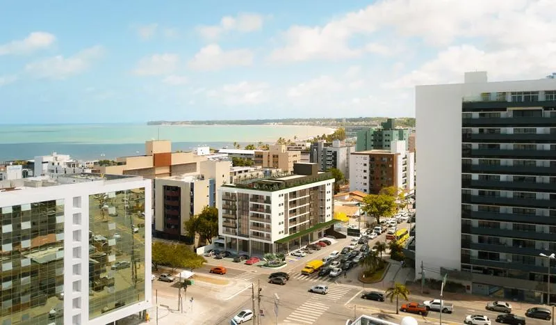 Imagem Flat com 1 dormitório à venda, 36 m² por R$ 659.998,00 - Cabo Branco - João Pessoa/PB