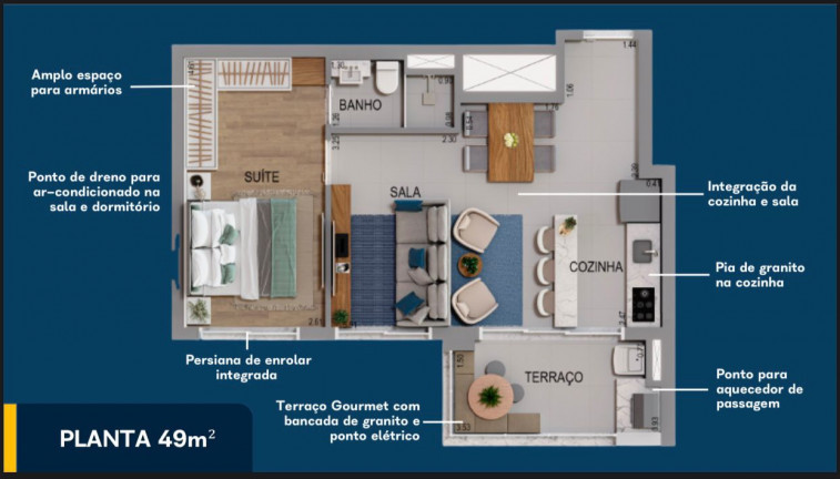Imagem Apartamento com 3 Quartos à Venda, 73 m² em Jardim Esperança - Barueri