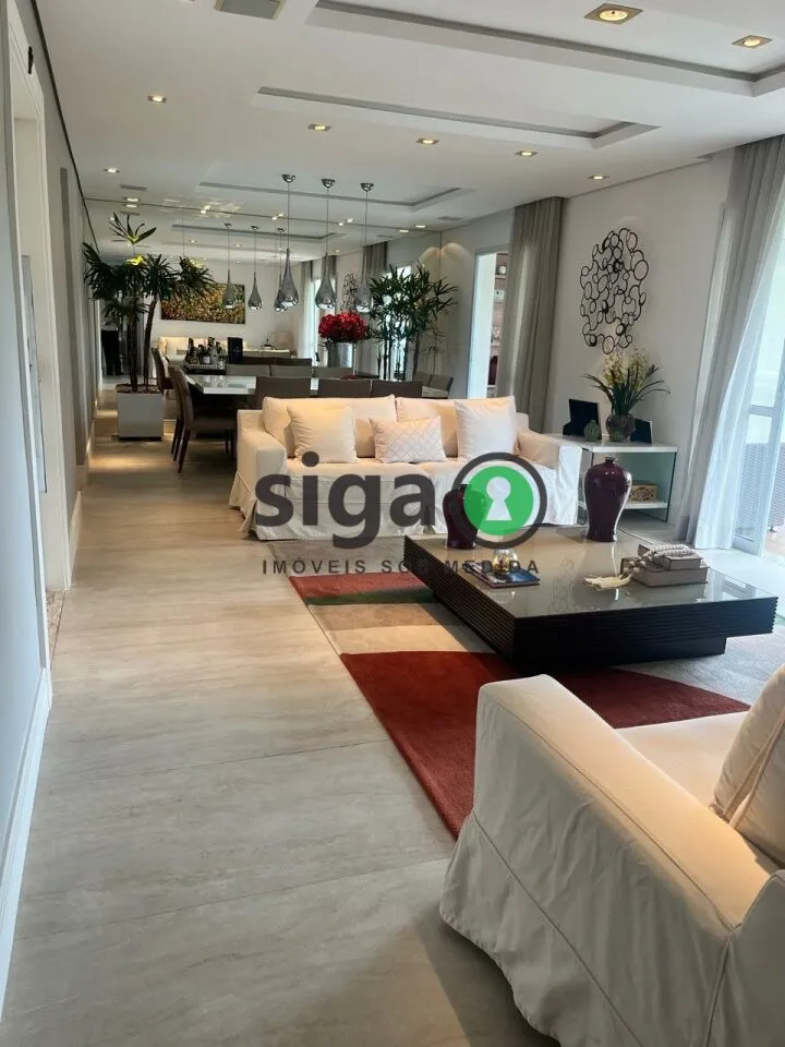 Imagem Apto à Venda com 200m², 3 suites, 4 vagas, mobiliado, no Panamby