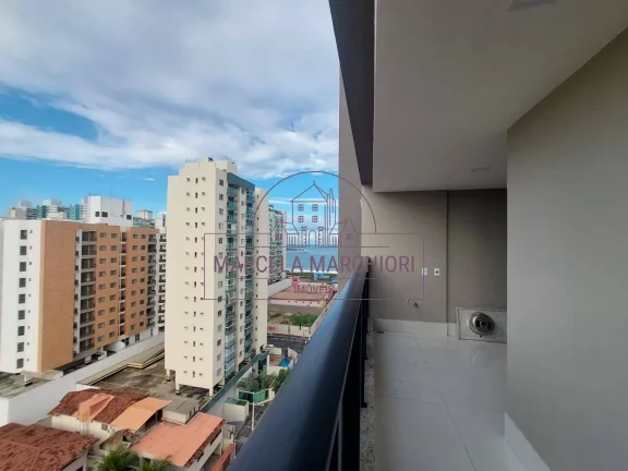 Imagem Apartamento conceito moderno varanda de frente sol da manhã e vista pro mar