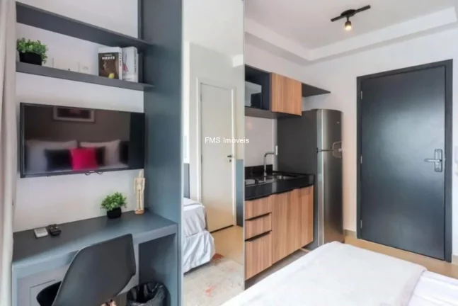 Imagem Apartamento à venda em São Paulo-SP, Pinheiros: 1 quarto, 1 banheiro, 19m² de área.