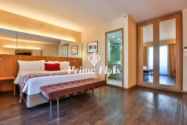 Imagem Flat disponível para locação no Radisson Blu São Paulo em Pinheiros, com 32m², 1 dormitório e 1 vaga