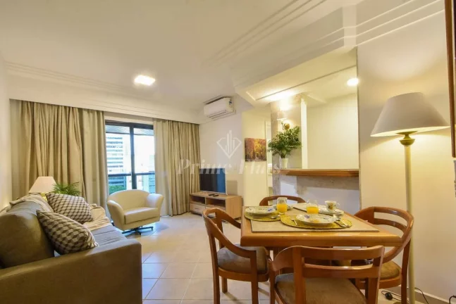 Imagem Flat disponível para venda no Golden Tower Residence no Itaim Bibi, com 43,55m², 1 dormitório e 1 vaga
