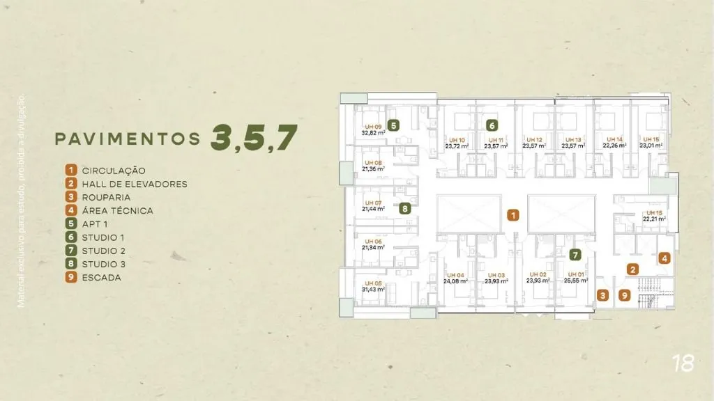 Imagem Flat à venda, 37 m² por R$ 585.465,00 - Cabo Branco - João Pessoa/PB