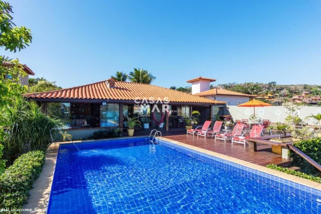 Imagem Casa Frente Mar para Temporada em Armação dos Búzios / RJ no bairro Ferradura