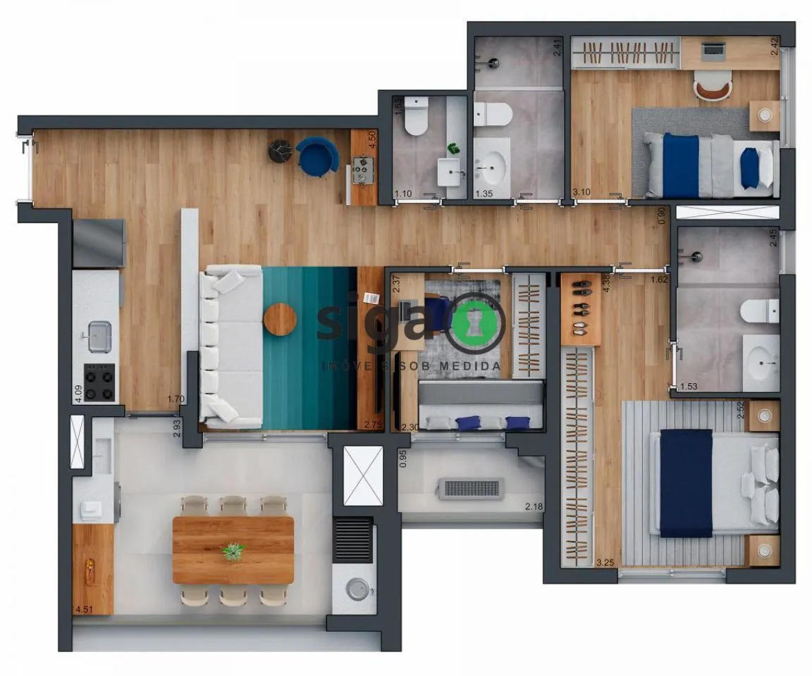 Imagem Apartamento Residencial em Brooklin