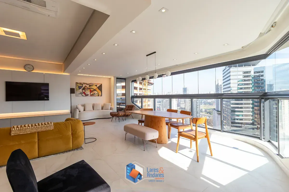 Imagem Apartamento para venda em Chácara Santo Antônio (Zona Sul) com 3 quartos, sendo 3 suítes, 162m²
