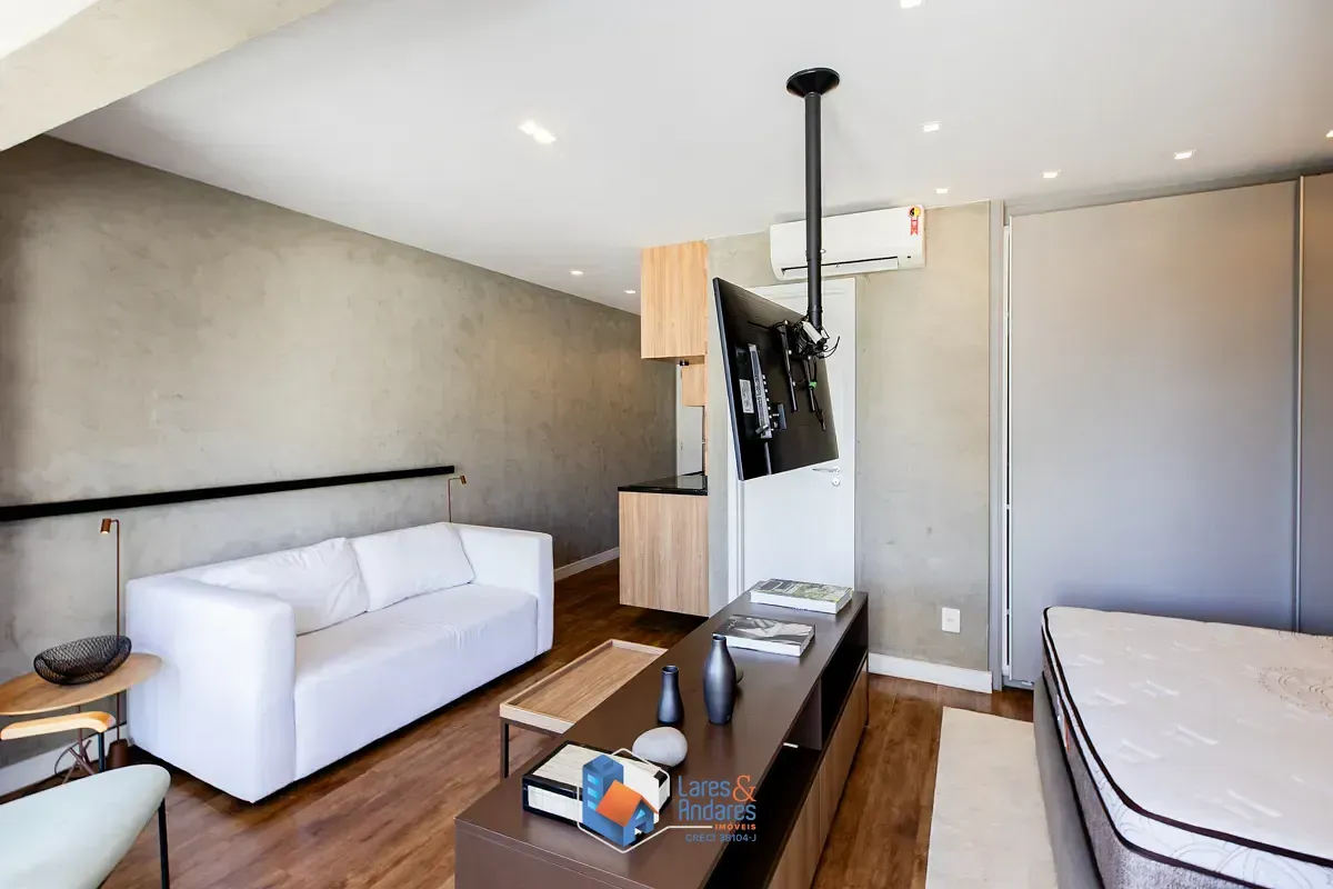 Imagem Apartamento para venda em Campo Belo com 1 quarto, sendo 1 suíte, 36m²