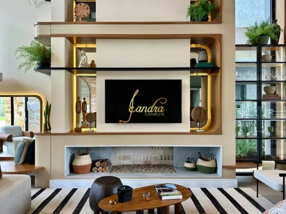 Imagem Casa condomínio nova com 04 suítes mobiliada e decorada