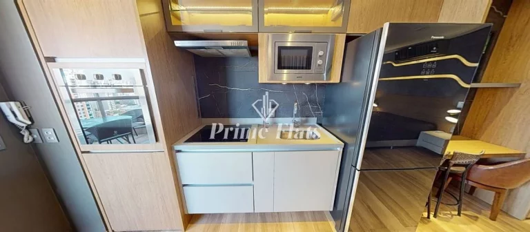 Imagem Flat disponível para locação no Cyrela by Pininfarina, com 49m², 1 dormitório e 1 vaga
