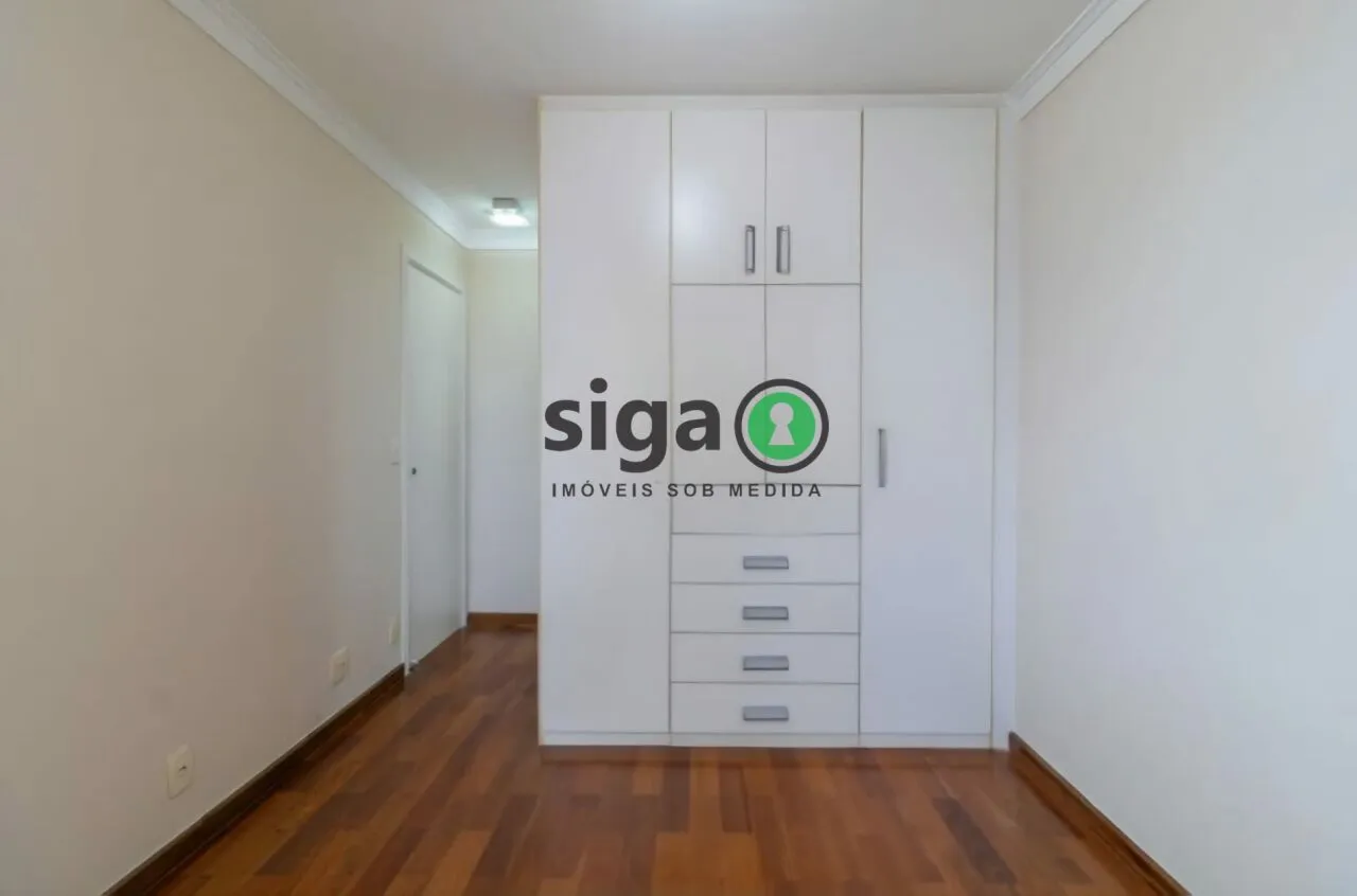 Imagem Apartamento no Brooklin com 125m², 3 dormitórios, 2 suítes, 3 vagas e lazer completo