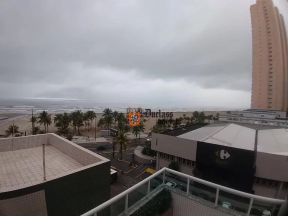 Imagem Apartamento Beira Mar com 3 dormitórios à venda, 140 m² por R$ 1.500.000 - Guilhermina - Praia Grande/SP