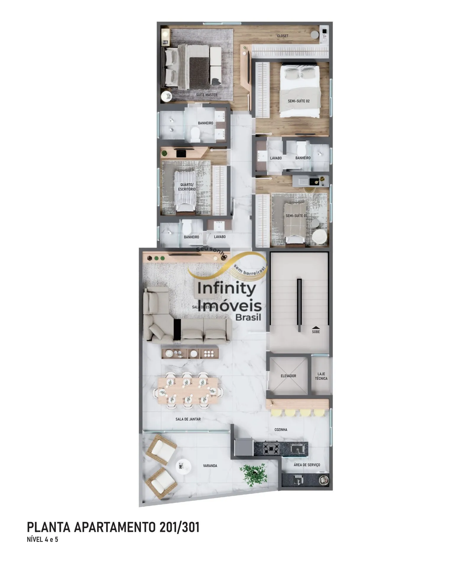 Imagem DE ANIMA RESIDENCE - Apartamento à venda no bairro Castelo - Belo Horizonte/MG