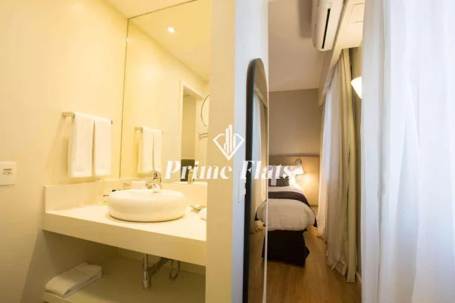 Imagem Flat disponível para venda no Staybridge Suítes São Paulo, no Itaim Bibi, com 38m², 1 dormitório e 1 vaga