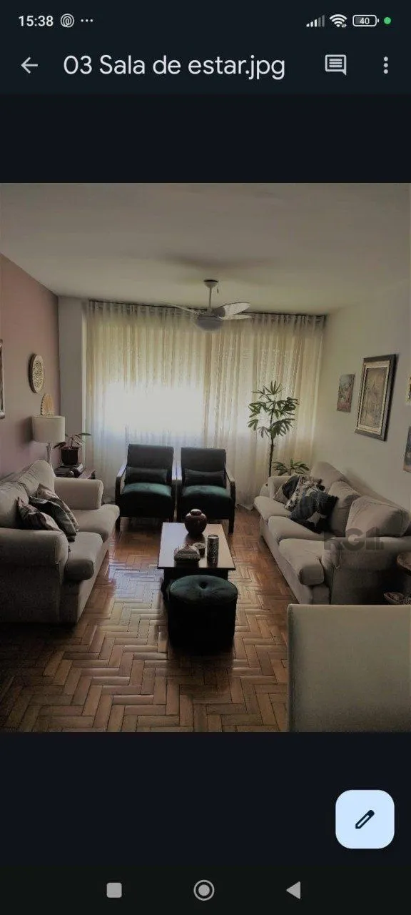 Imagem Apartamento de 130 m2,com 3 dormitórios e suíte, no bairro Jardim Botânico.