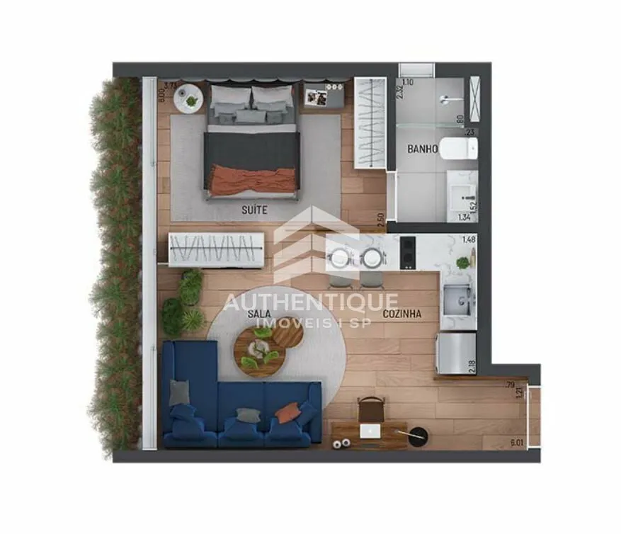 Imagem NATO ITAIM - Apartamento à venda no bairro Itaim Bibi - São Paulo/SP, Zona Sul