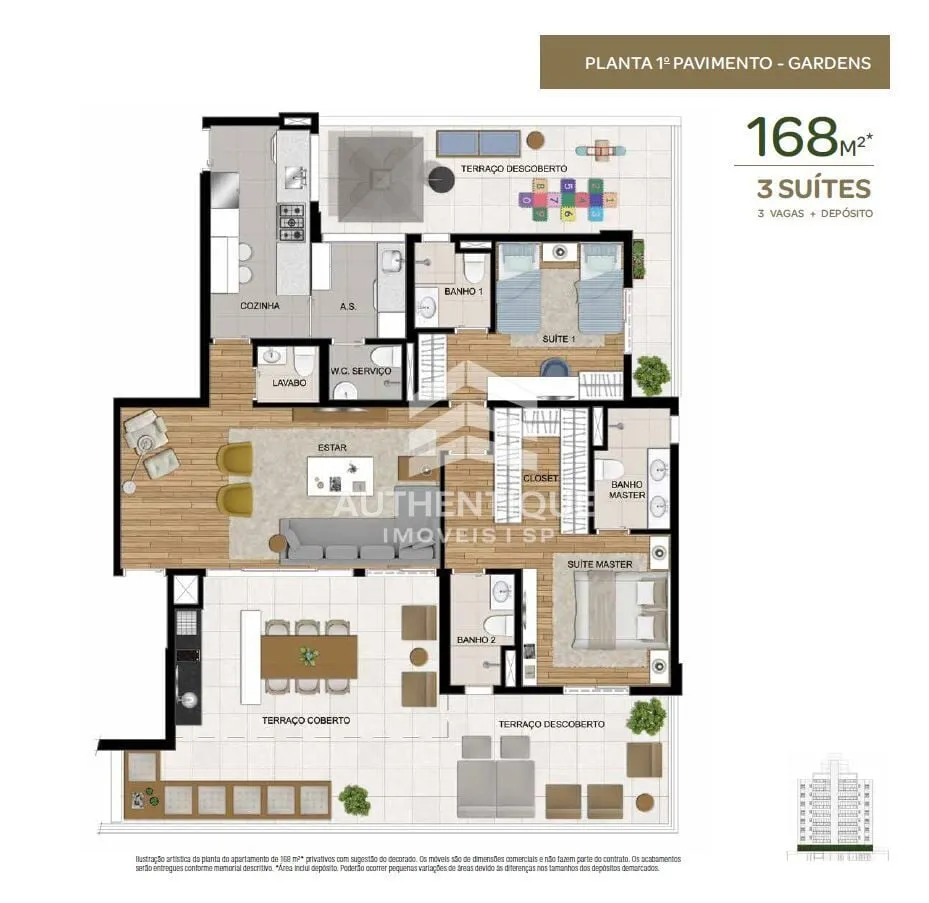 Imagem Bonjour Alto de Pinheiros - Apartamento à venda em São Paulo/SP