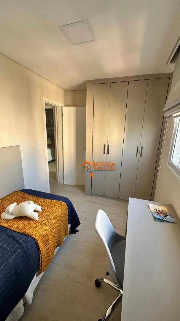 Imagem Apartamento Alto Padrão Village Residence | Mobiliado | Andar Alto | Varanda Gourmet | 3 Vagas | Guarulhos
