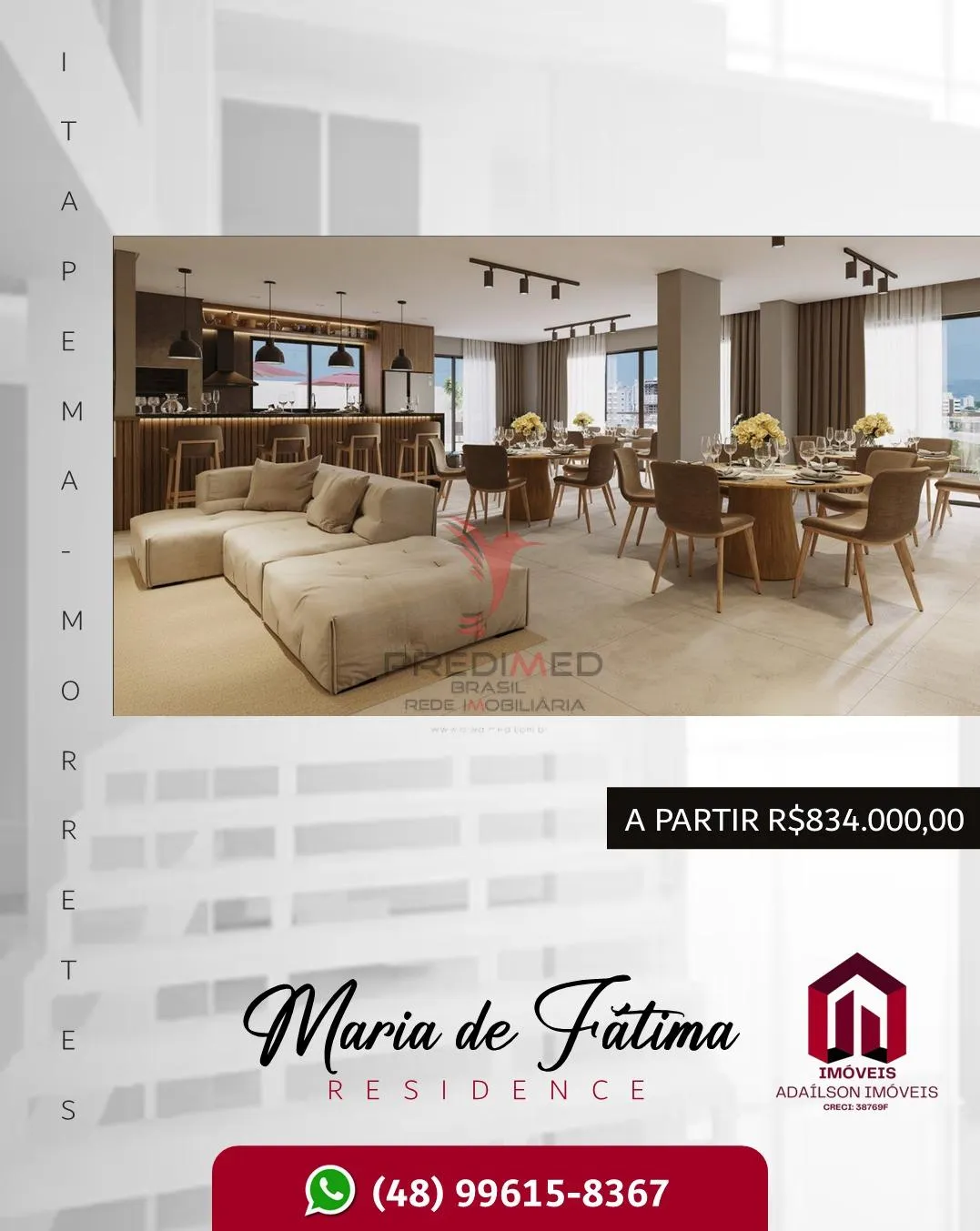 Imagem Maria de Fátima Residence Itapema SC Brasil