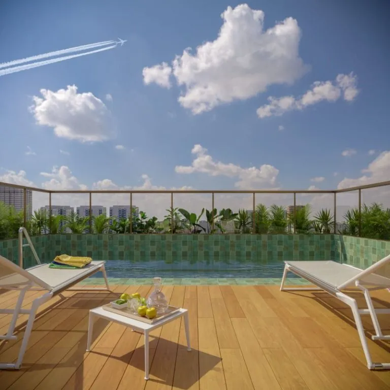 Imagem Flat com 1 dormitório à venda, 22 m² por R$ 288.989,00 - Intermares - Cabedelo/PB