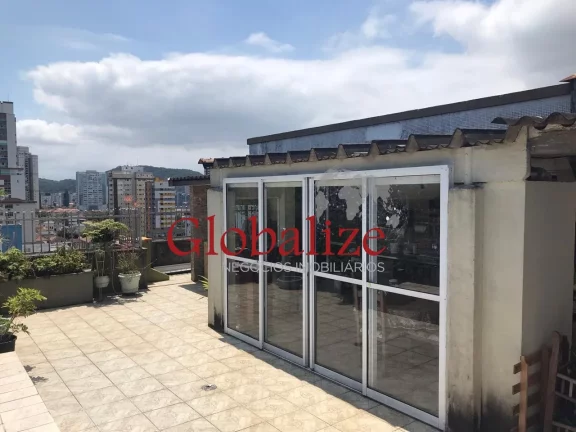 Imagem Cobertura Duplex com Churrasqueira à venda no bairro do Boqueirão em Santos por R$ 750 mil