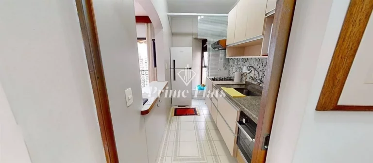 Imagem Flat disponível para locação no Les Jardins, com 45m², 1 dormitório e 1 vaga
