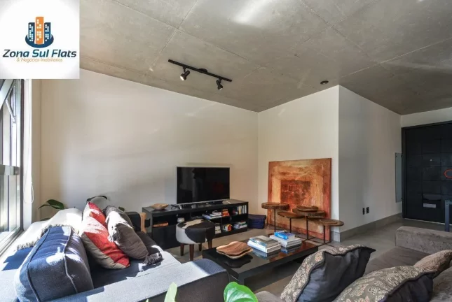 Imagem Apartamento à Venda No Brooklin Com 1 Dormitório e 1 Vaga - Mobiliado