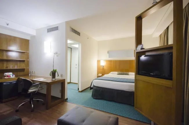 Imagem Flat disponível para venda no Estanplaza Berrini no Brooklin, com 30m², 1 dormitório e 1 vaga