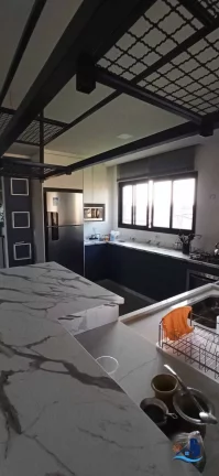 Imagem Sobrado com vista Mobiliado com Piscina Bal. Rivieira 100m Mar
