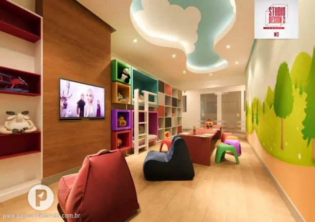 Imagem 02 Quartos [61m²] ÷ em 100 meses, próx. ao Vera Arruda e Tor