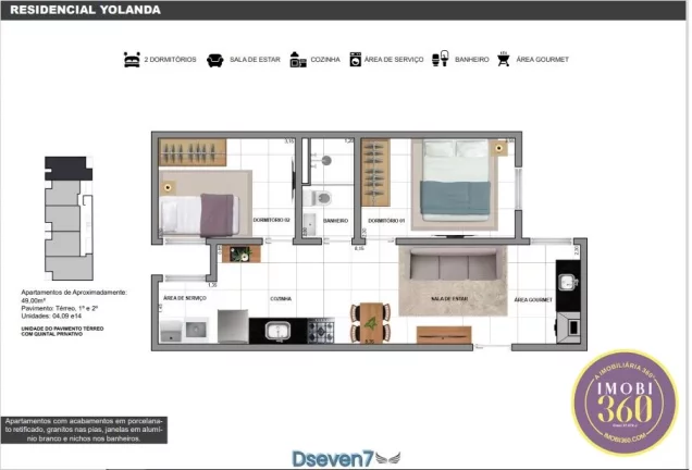 Imagem APARTAMENTO NOVO Á VENDA NA VILA FORMOSA 2 DORMITÓRIOS