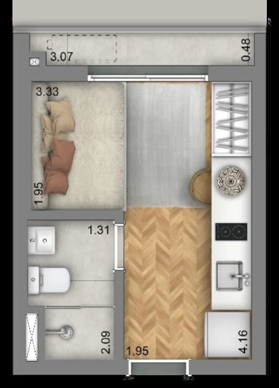 Imagem APARTAMENTO RESIDENCIAL em São Paulo - SP, Jardim Vera Cruz(Zona Sul)