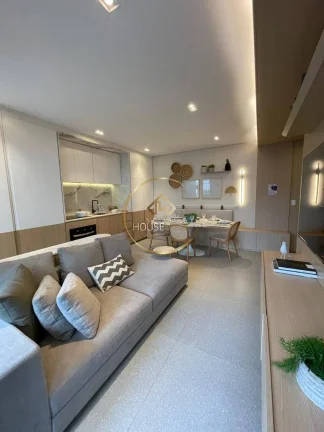 Imagem Apartamento 2 dormitórios ( 1 Suíte), 2 Vagas, Quadria RDC, Aquarius, Sjc.