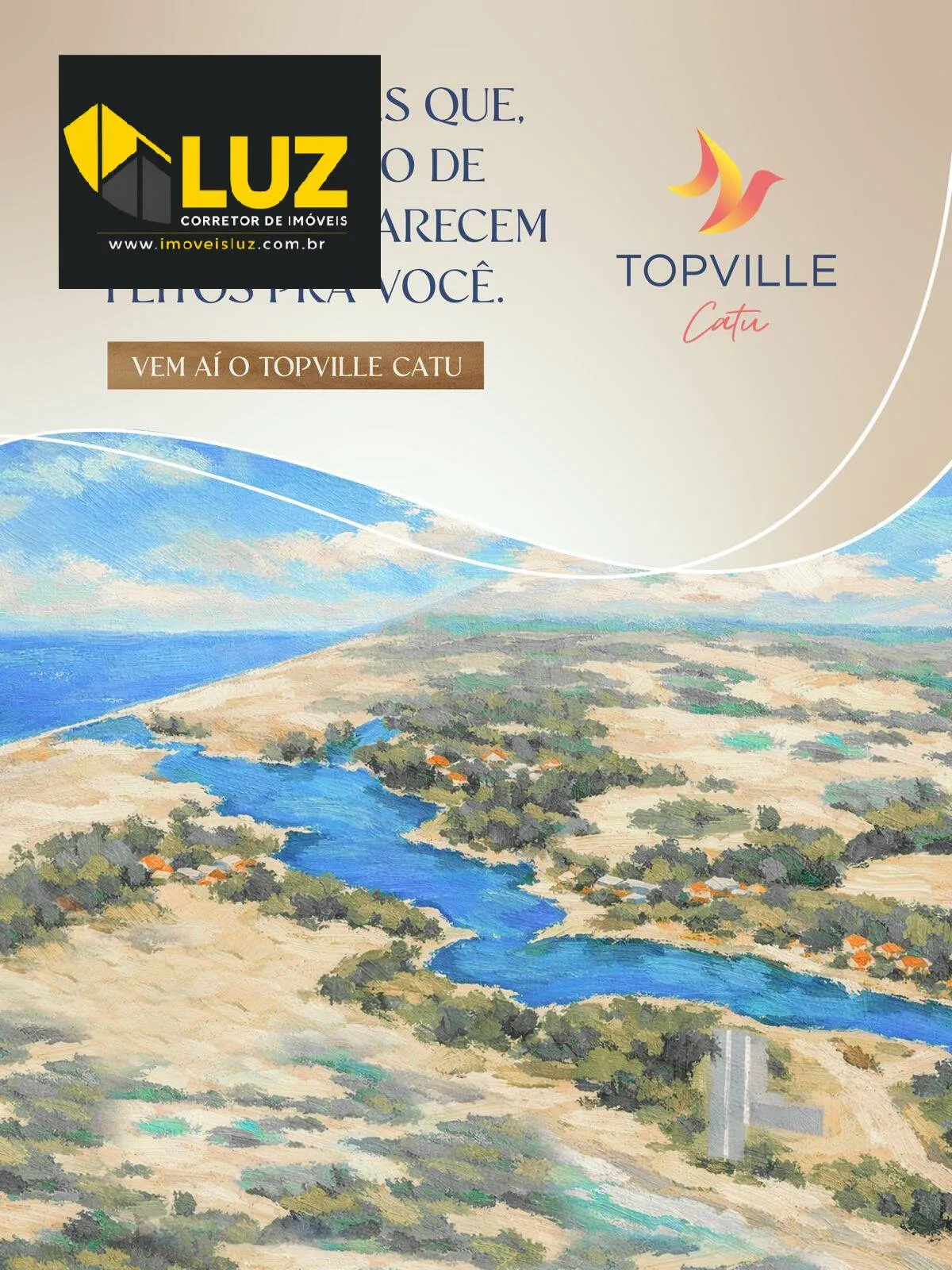Imagem SAIA NA FRENTE LANÇAMENTO TOP VILLE CATU - AQUIRAZ