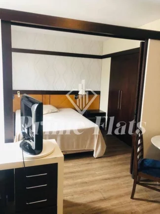 Imagem Flat disponível para venda no Quality Suites Alphaville, com 39m², 1 dormitório e 1 vaga
